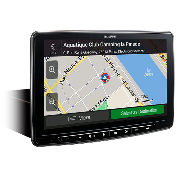 Alpine INE-F904DC Halo9 avec navigation et carte poids lourds
