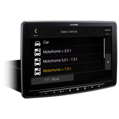 Alpine INE-F904DC Halo9 avec navigation et carte poids lourds