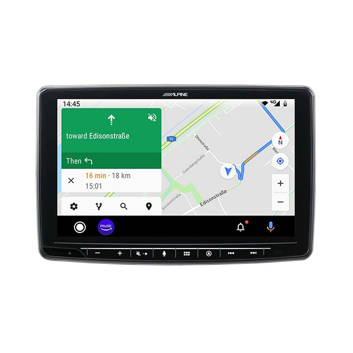 Alpine INE-F904DC Halo9 avec navigation et carte poids lourds