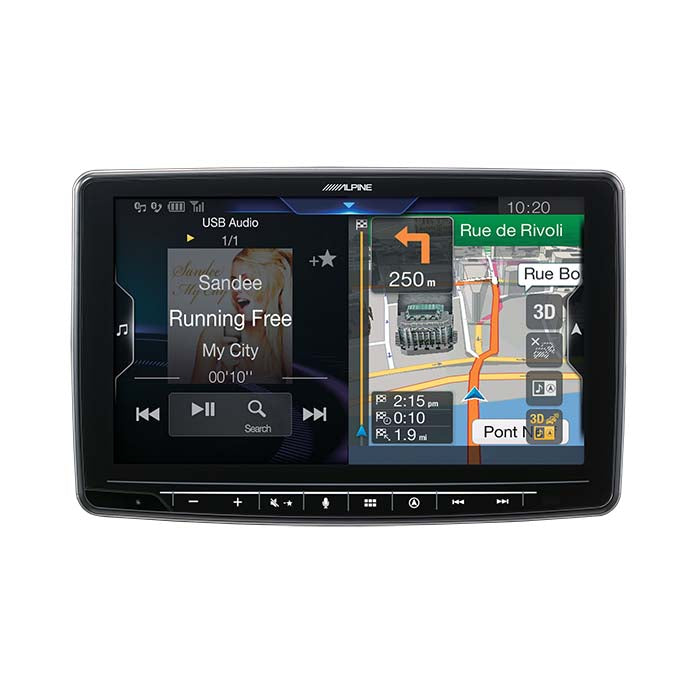 Alpine INE-F904DC Halo9 avec navigation et carte poids lourds