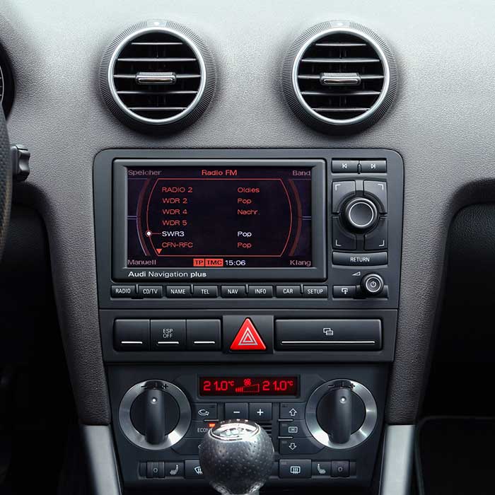 Kit 2-DIN 8" pour Audi A3 sans écran