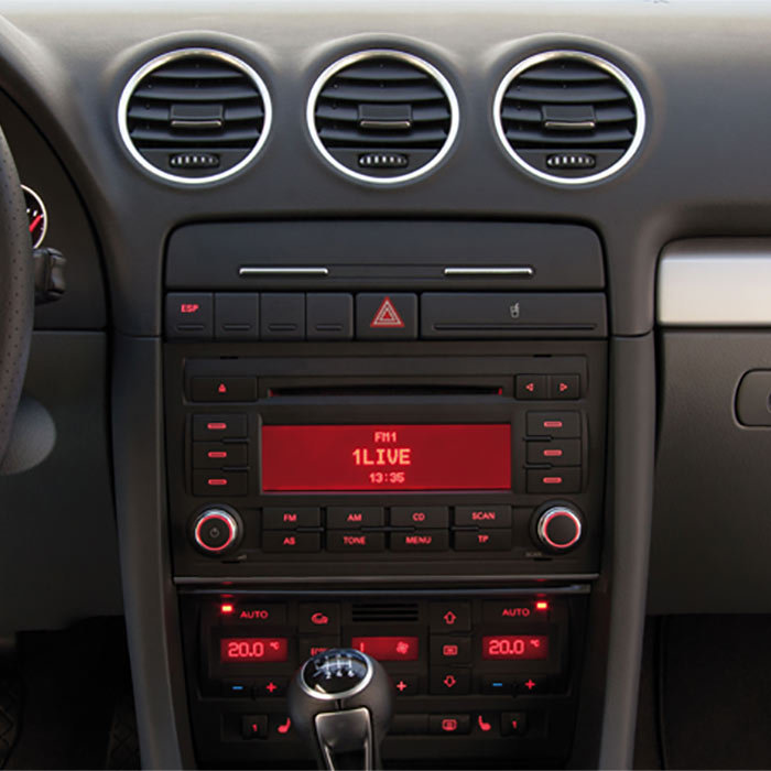 Kit 2-DIN 8" pour Audi A4 avec écran