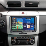 Kit de montage 2-DIN 8" pour VW avec écran blanc