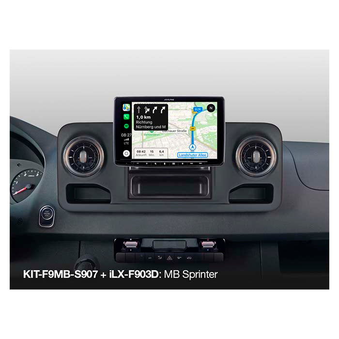 Alpine kit de montage 9" Sprinter w907 2018->