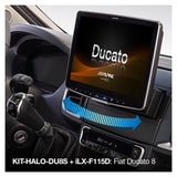 Alpine kit pour Halo 9 et 11 pour Fiat Ducato 8