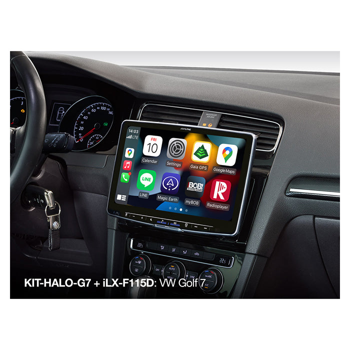 Kit Alpine pour HALO 9 et HALO 11 pour VW Golf 7