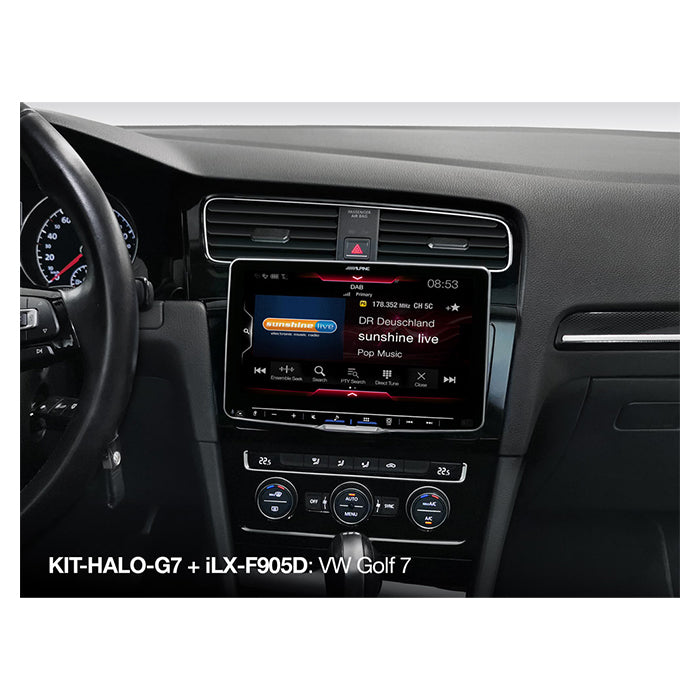 Kit Alpine pour HALO 9 et HALO 11 pour VW Golf 7