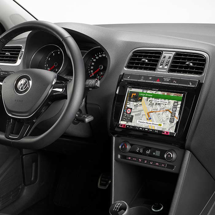 Kit 2-DIN 8" pour VW Polo 5/GTI 2014->