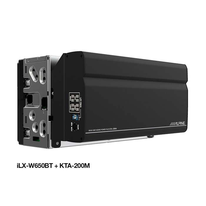 Amplificateur mono additionnel Alpine KTA-200 pour ilx-w650bt