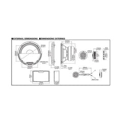 Alpine R2-S652 haut-parleur PRO 16.5CM 2 voies en kit composant