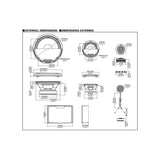 Alpine R2-S653 haut-parleur PRO 16.5CM 3 voies en kit composant