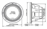 Caisson de basses Alpine R2-W12D4 Type-R 12" 4 Ohm