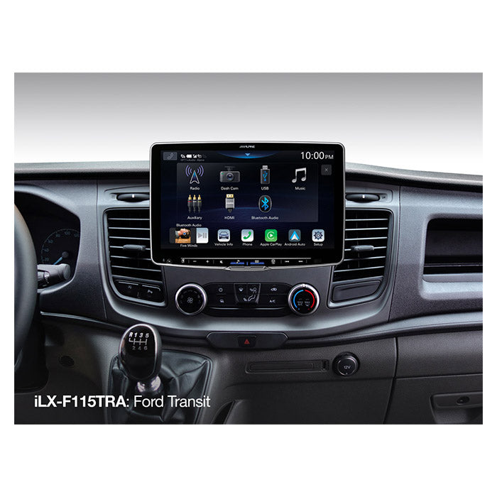 bundle Alpine Halo11 iLX-F115D Transit Custom 2018-