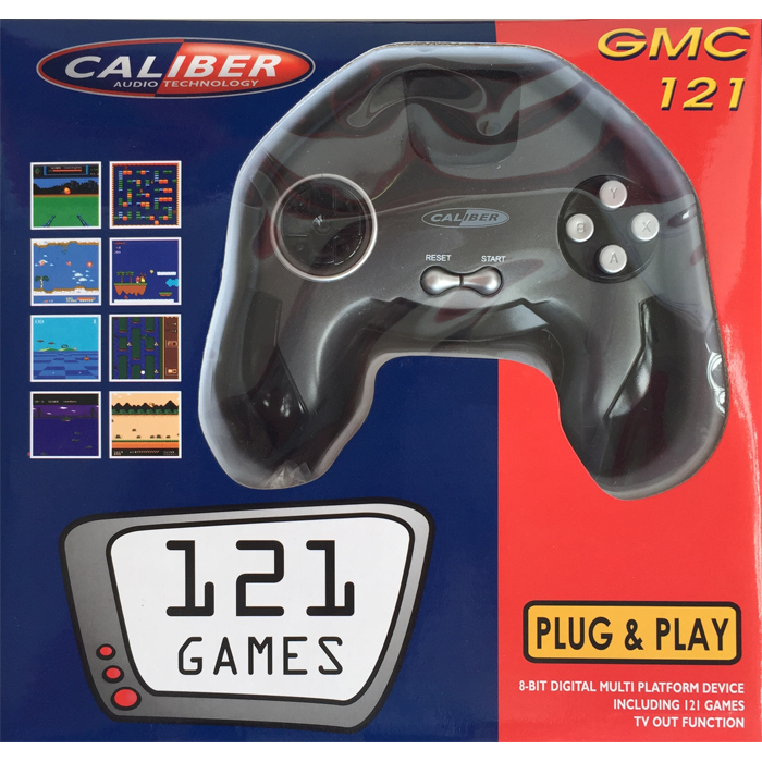 Console de jeux Caliber - 121 jeux inclus