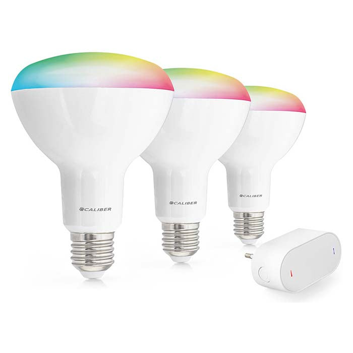 Caliber BR30 starterpack smart home ampoule LED blanche/multicolore
