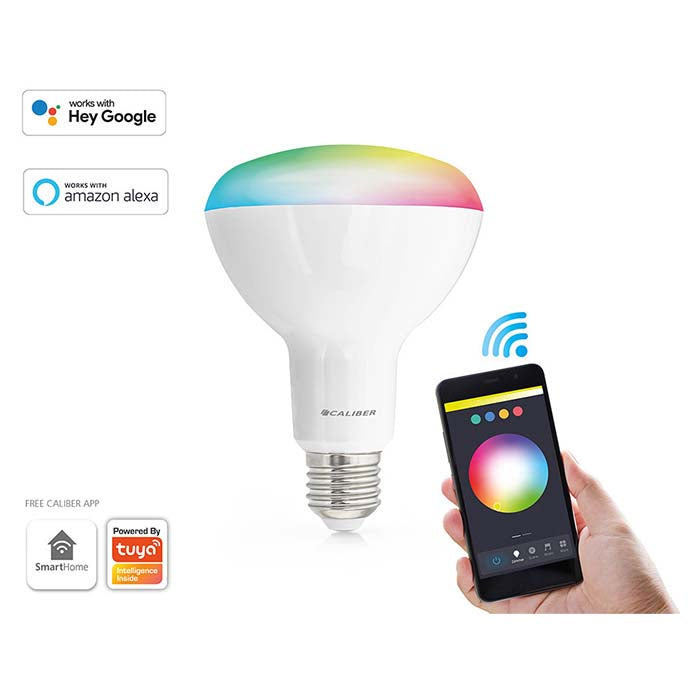 Ampoule Caliber BR30 Smart Home LED blanche/multicolore