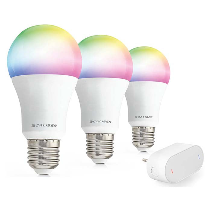 Caliber E27 Smart Home starterpack ampoules LED blanches/multicolores
