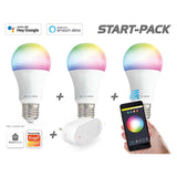 Caliber E27 Smart Home starterpack ampoules LED blanches/multicolores