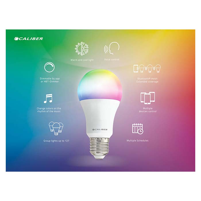Caliber E27 Smart Home starterpack ampoules LED blanches/multicolores