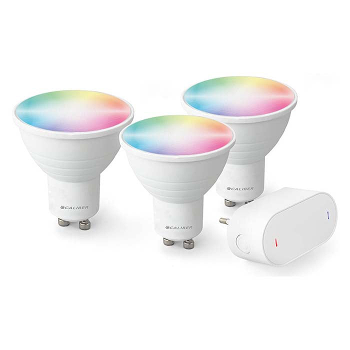 Pack de démarrage Caliber GU10 Smart Home d’ampoules LED
