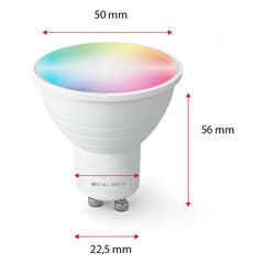 Caliber GU10 Smart Home pack de 3 ampoules LED blanches/multicolores