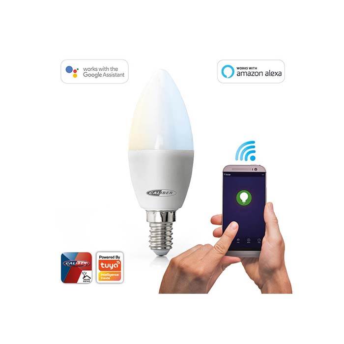 Ampoule LED Caliber E14 Smart Home blanc chaud