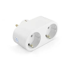 Prise Wi-Fi Smart Home Caliber à 2 sorties
