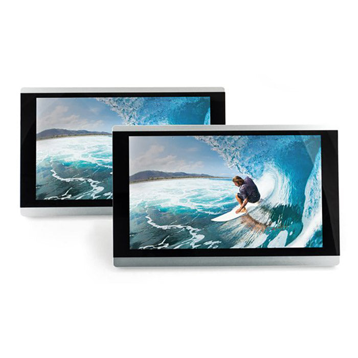 Ensemble Ampire avec deux écrans 9" et boîtier multimédia Android