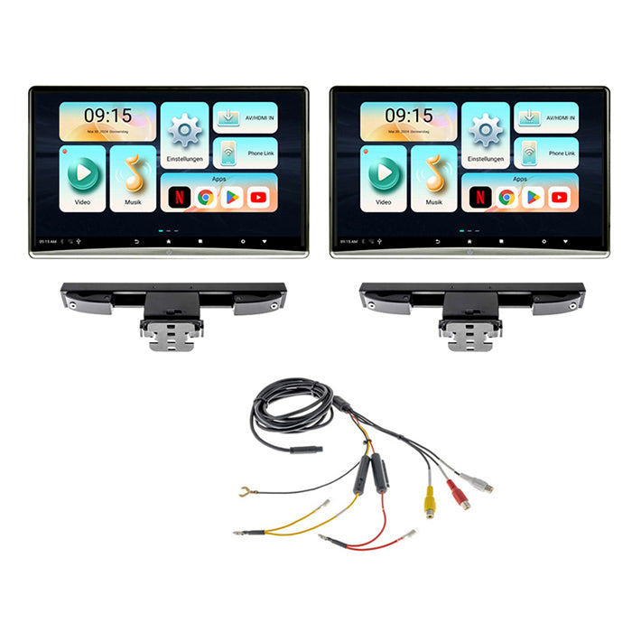 Ampire kit de deux écrans Android 12,4"