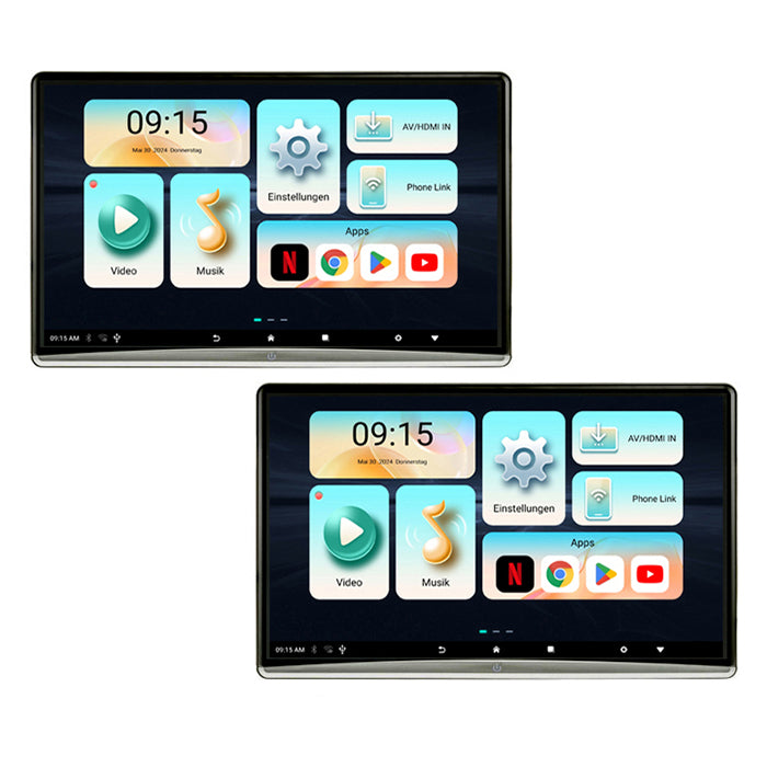Ampire kit de deux écrans Android 12,4"