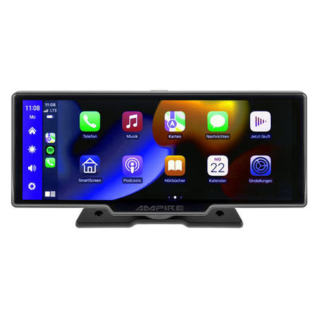 Écran Ampire 10" avec CarPlay Android Auto AHD Dashcam