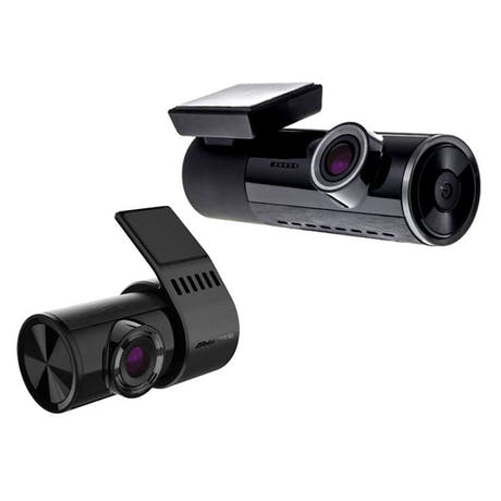 Kit Dashcam Ampire 12V+24V (avant+arrière) 2K (QUAD-HD)