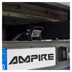Caméra de recul couleur Ampire avec IR, universelle, noire, câble de 10 m