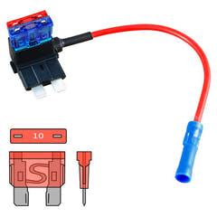 Ampire porte-fusible pour fusible ATO 10A (ACU) - 1 pièce