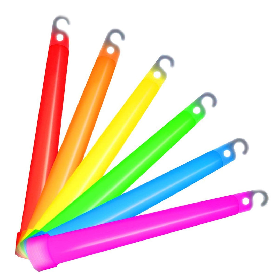25 stk. Bâtons lumineux 6'' avec corde (Rose)