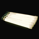 25 stk. Bâtons lumineux 6'' avec corde (Blanc)