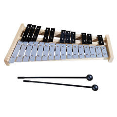 V-TONE DC27 Glockenspiel chromatique pour enfants – 27 notes avec étui et mailloches