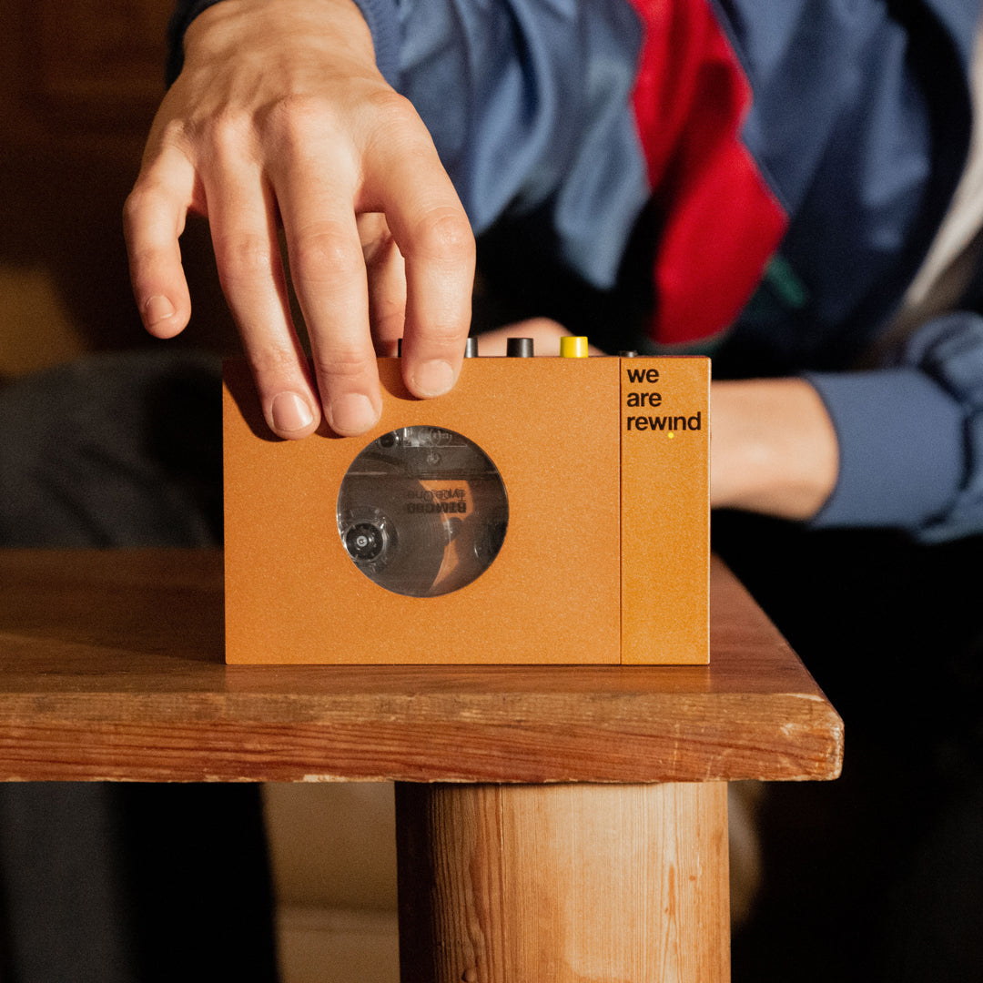 We Are Rewind Cassette player w. Bluetooth (Orange)