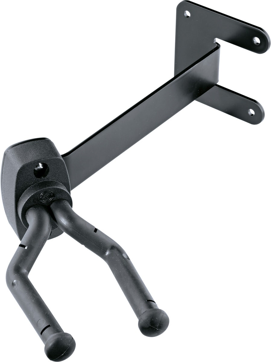 K&M 16255 Support mural Guitares blk
