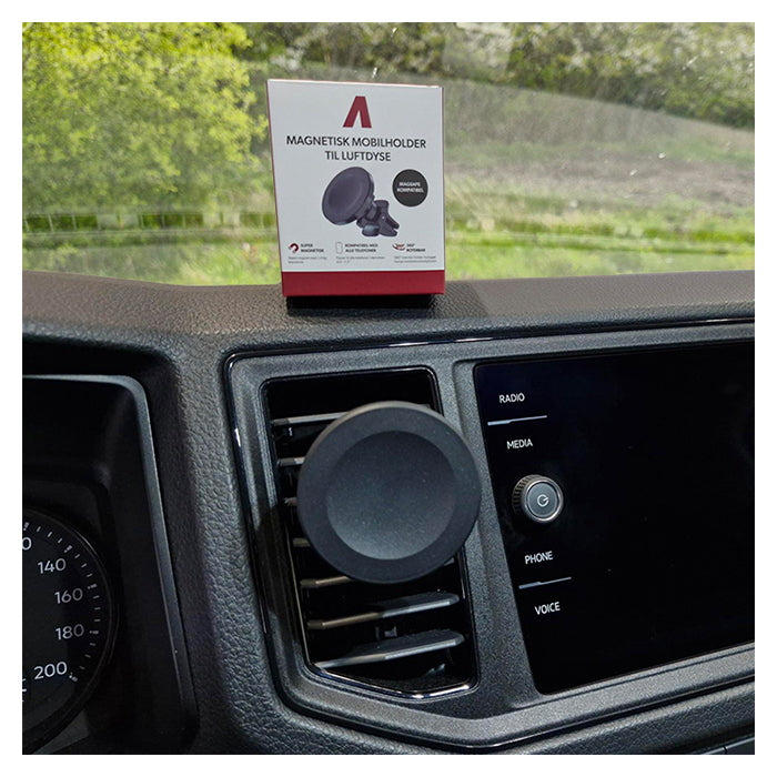 Support de téléphone magnétique Avant pour grille d’aération