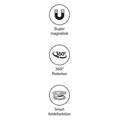 Support de téléphone magnétique Avant pour tableau de bord