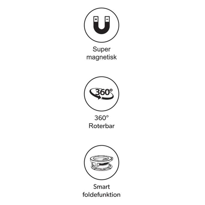 Support de téléphone magnétique Avant pour tableau de bord