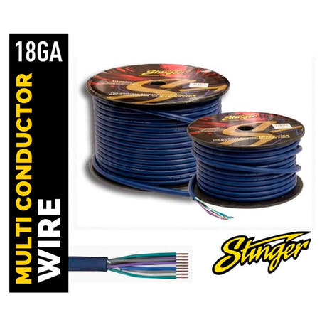 Câble d’enceinte Stinger 9 conducteurs, rouleau de 76,2m