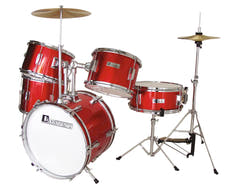 DiMavery JDS-305 Ensemble de batterie pour enfants (Rouge)