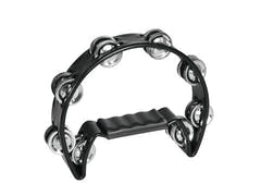 DiMavery TN-2 Tambourin en plastique (Noir)