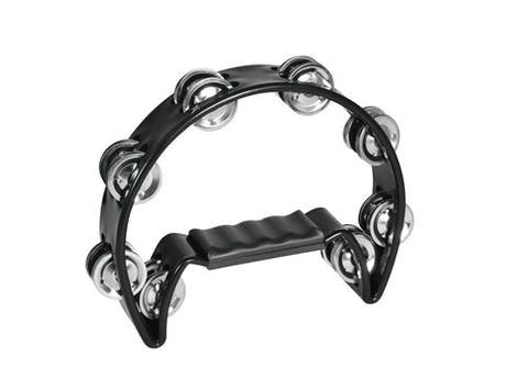 DiMavery TN-2 Tambourin en plastique (Noir)