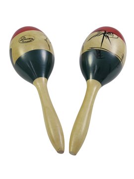 DiMavery Maracas Jamaïque, Bois 2 pcs