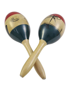 DiMavery Maracas Jamaïque, Bois 2 pcs