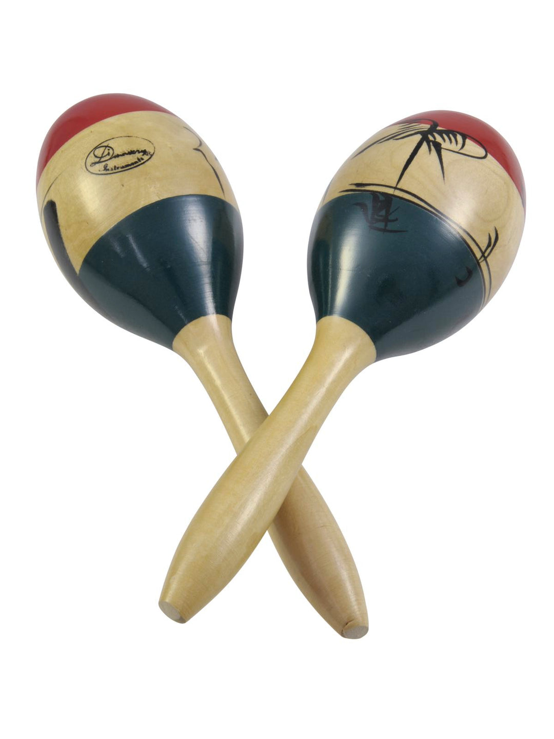 DiMavery Maracas Jamaïque, Bois 2 pcs