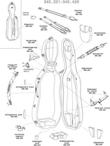 GEWA Cello case Idea Original Carbon 2.9 - Bearing ring plate